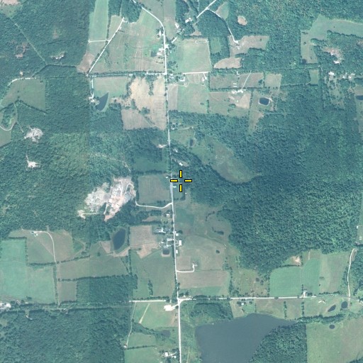 Aerial/Satellite Image of Franklin Hill Church, PA