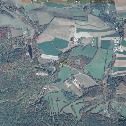 Aerial/Satellite Image of Grims Mill Bridge, PA