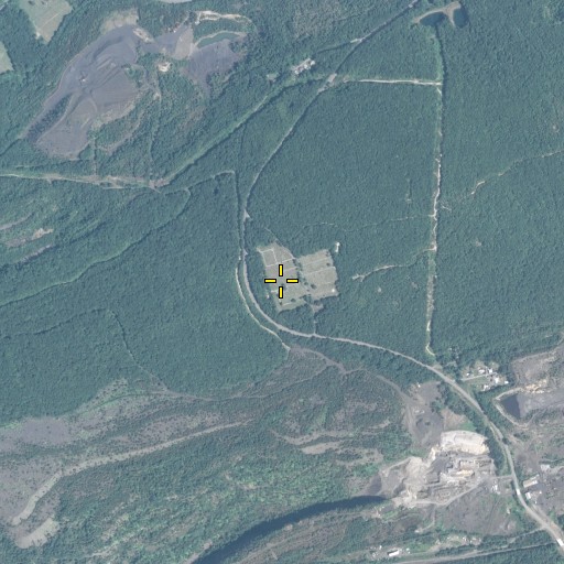 Aerial/Satellite Image of Holy Cross Cemetery, PA