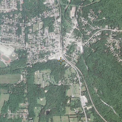 Aerial/Satellite Image of Langan Creek, PA
