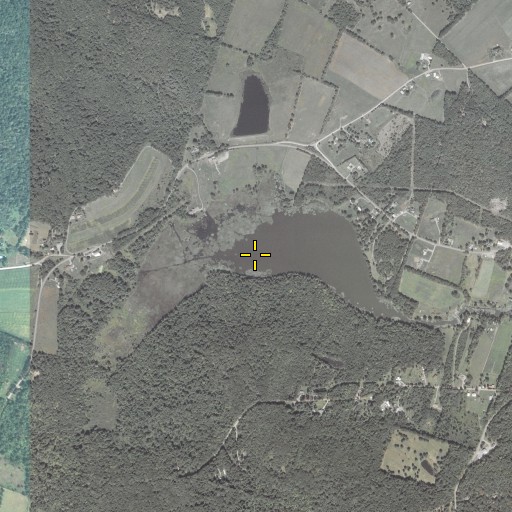 Aerial/Satellite Image of Negro Pond, PA