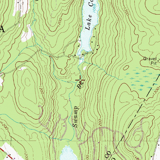Topographic Map of Rocky Run, PA