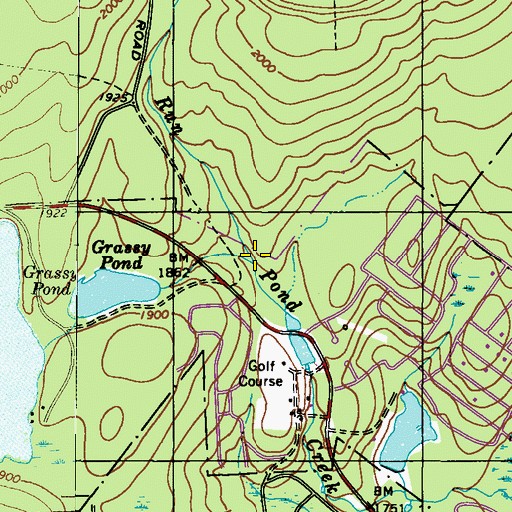 Topographic Map of Spring Run, PA