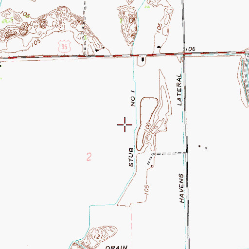 Topographic Map of Stub Number One, AZ