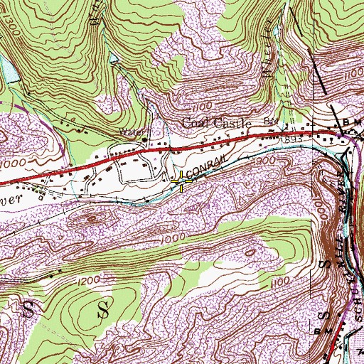 Topographic Map of Wagner Run, PA
