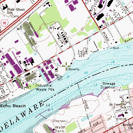 Topographic Map of Wes-Port Equipment Park Airport, PA