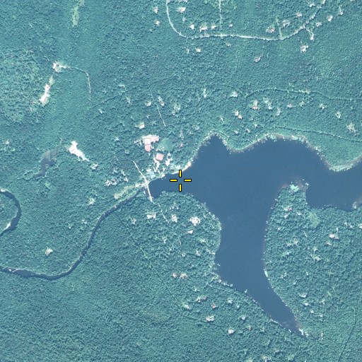 Aerial/Satellite Image of Pocono Lake Dam, PA