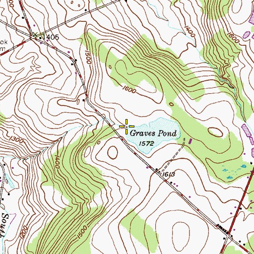Topographic Map of Coleman Dam, PA