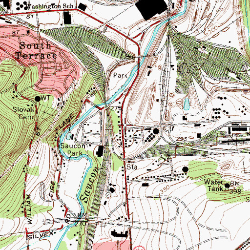 Topographic Map of Didier, PA