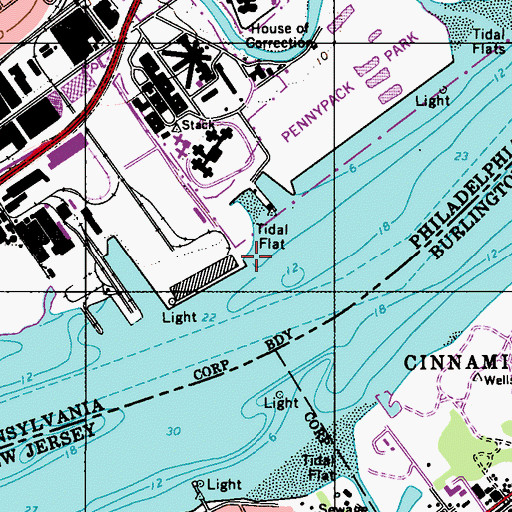 Topographic Map of Ten Mile Point, PA