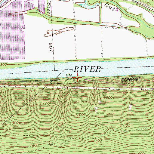 Topographic Map of Loyalsock (historical), PA