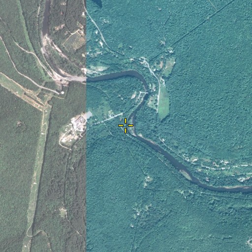 Aerial/Satellite Image of Decker Creek, PA