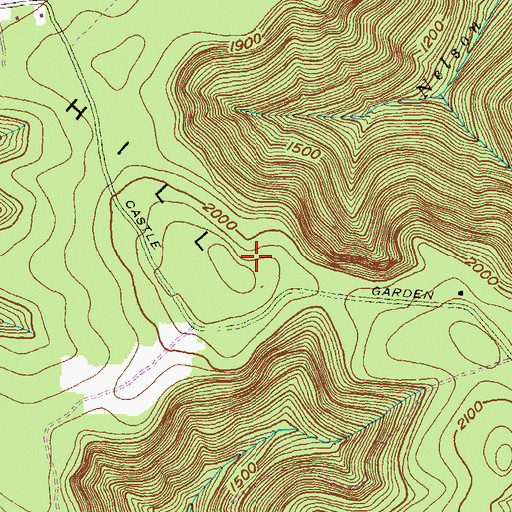 Topographic Map of Mason Hill, PA