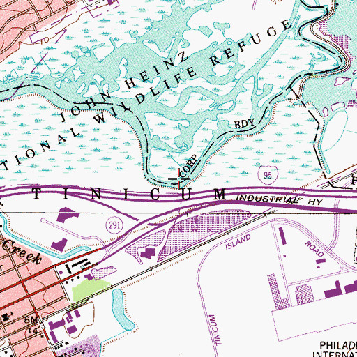 Topographic Map of Grun Creek (historical), PA