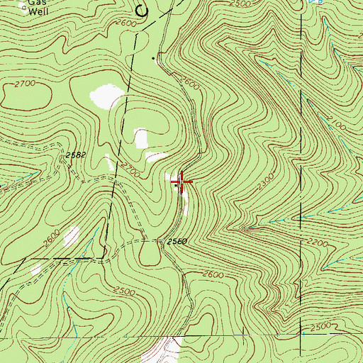Topographic Map of High Point School, PA