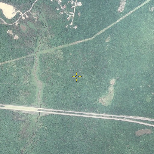 Aerial/Satellite Image of Bald Hill Trail, PA