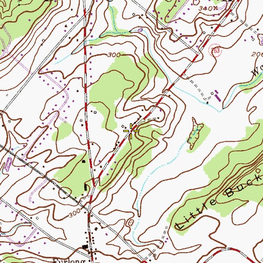 Topographic Map of Spring Hill, PA
