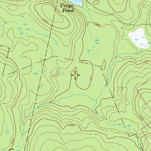 Topographic Map of Phillips Dam, PA