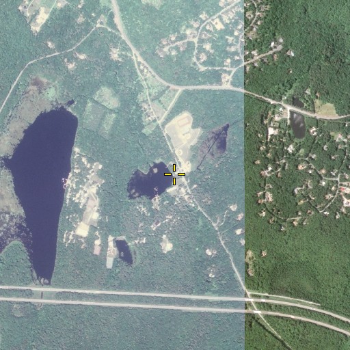 Aerial/Satellite Image of Felix Fold Dam, PA