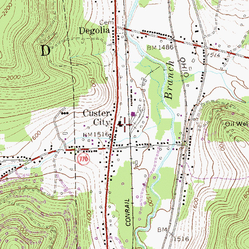 Topographic Map of Childrens Center for Treatment and Education, PA