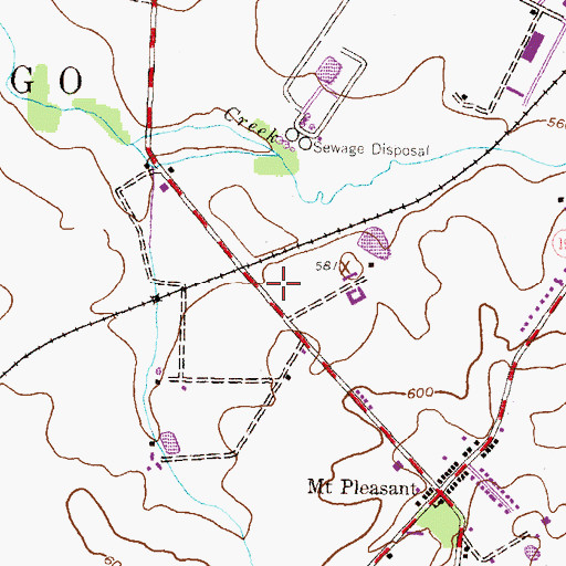 Topographic Map of McSherry, PA