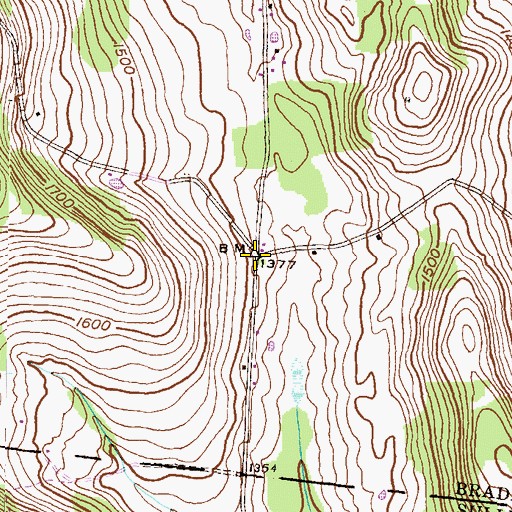 Topographic Map of Sciotavale, PA