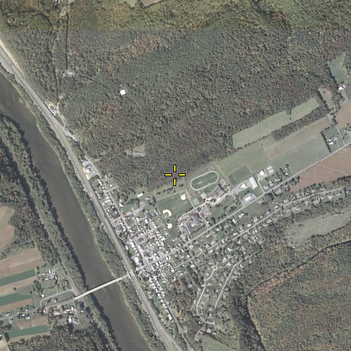 Aerial/Satellite Image of Borough of Millerstown, PA