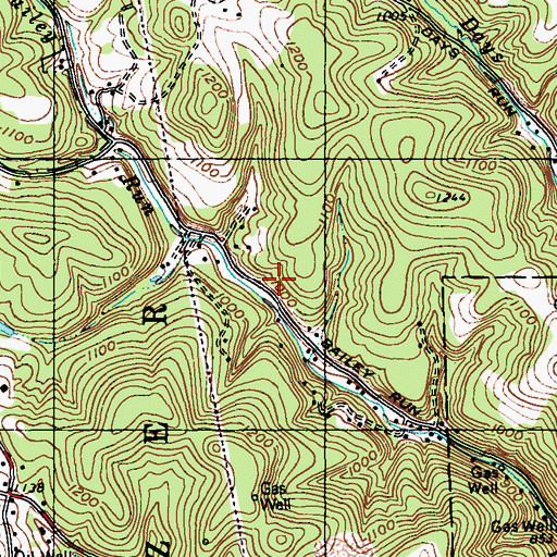 Topographic Map of Township of Frazer, PA