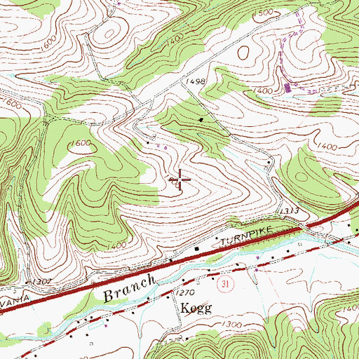 Topographic Map of Township of Juniata, PA