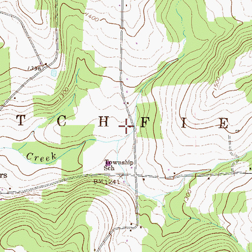 Topographic Map of Township of Litchfield, PA