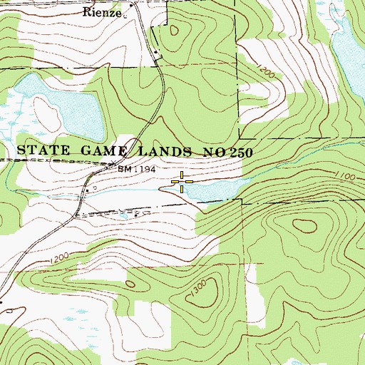 Topographic Map of Township of Terry, PA