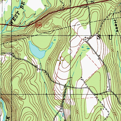 Topographic Map of Township of Sugarloaf, PA