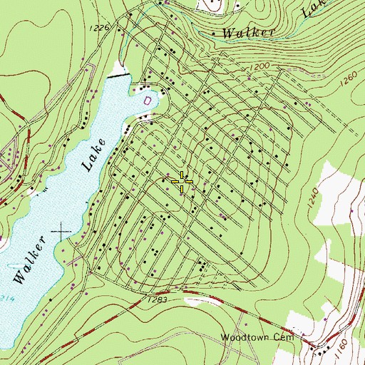 Topographic Map of Township of Shohola, PA