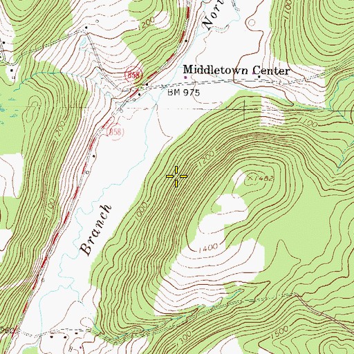 Topographic Map of Township of Middletown, PA