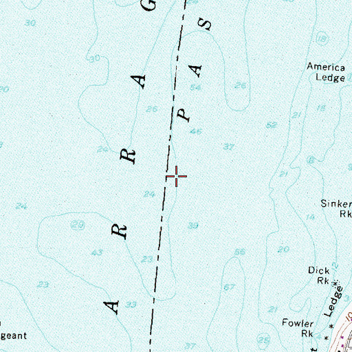 Topographic Map of West Passage, RI