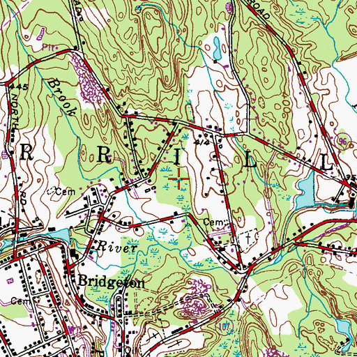 Map Of Burrillville Ri Town Of Burrillville, Ri