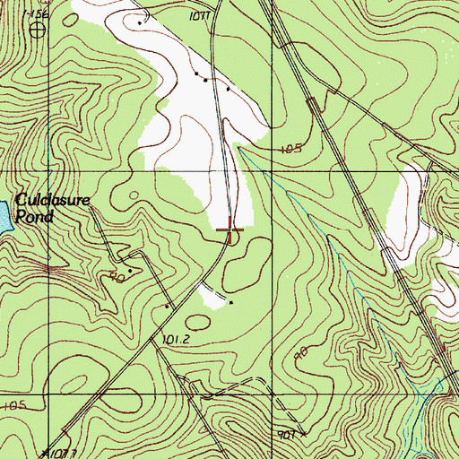 Topographic Map of Beaver Creek School, SC