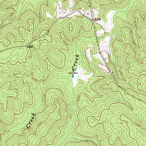Topographic Map of Bell Creek, SC