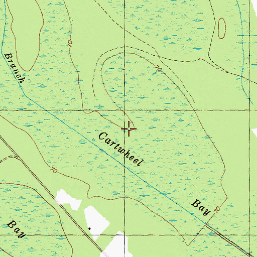Topographic Map of Cartwheel Bay, SC