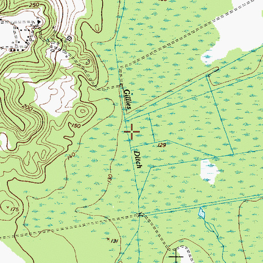 Topographic Map of Gilles Ditch, SC