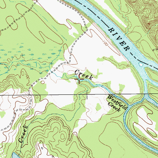 Topographic Map of Goodmans Creek, SC