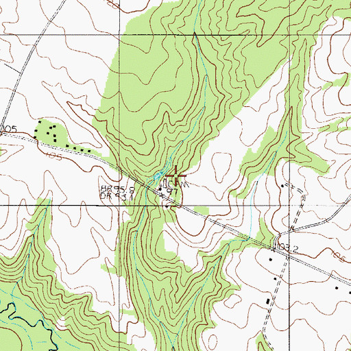 Topographic Map of Hall Hill Church, SC