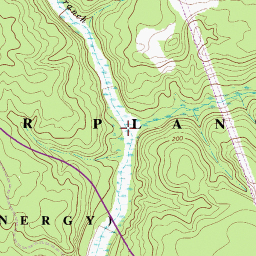 Topographic Map of Indian Grave Branch, SC