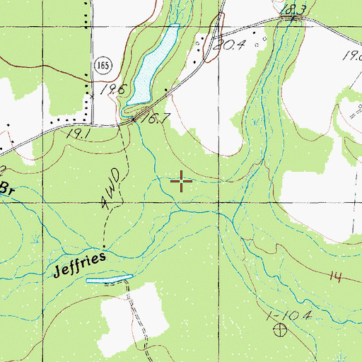 Topographic Map of Long Branch, SC