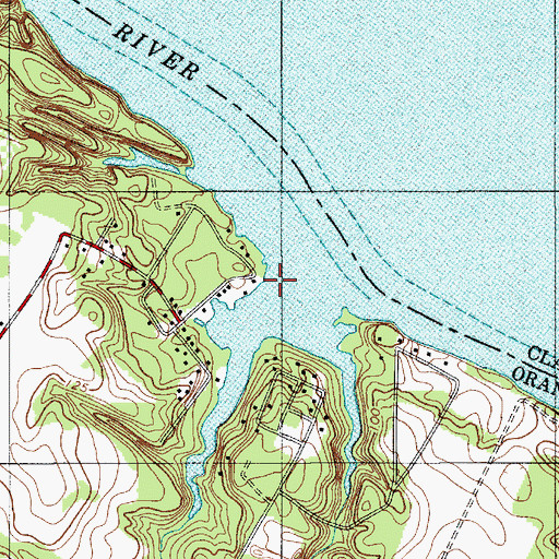 Topographic Map of Mill Creek, SC