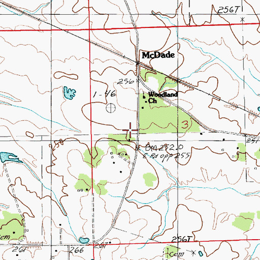 Topographic Map of McClurkin School, AL