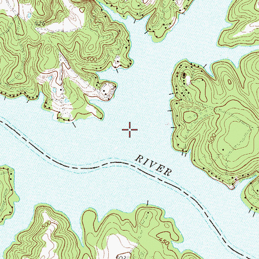 Topographic Map of Reedy River, SC