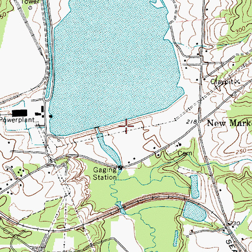 Topographic Map of Lake Robinson, SC