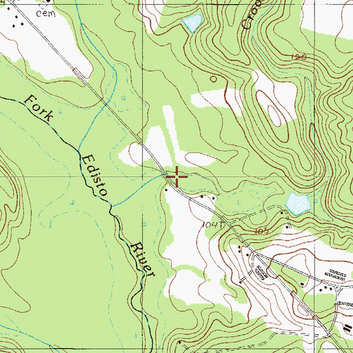 Topographic Map of Smith Pond, SC
