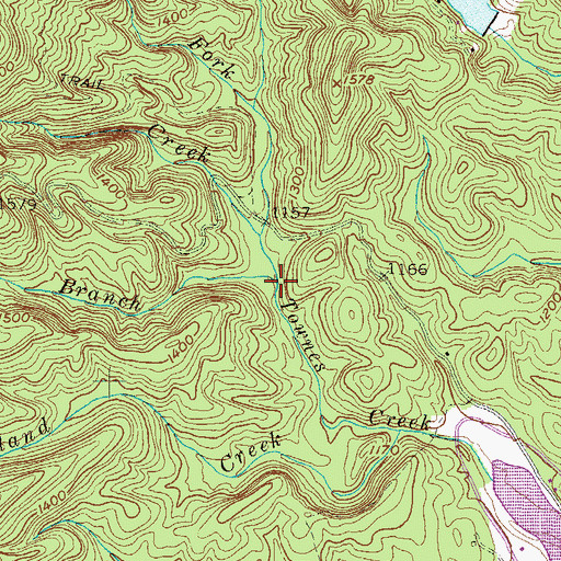 Topographic Map of Wash Branch, SC